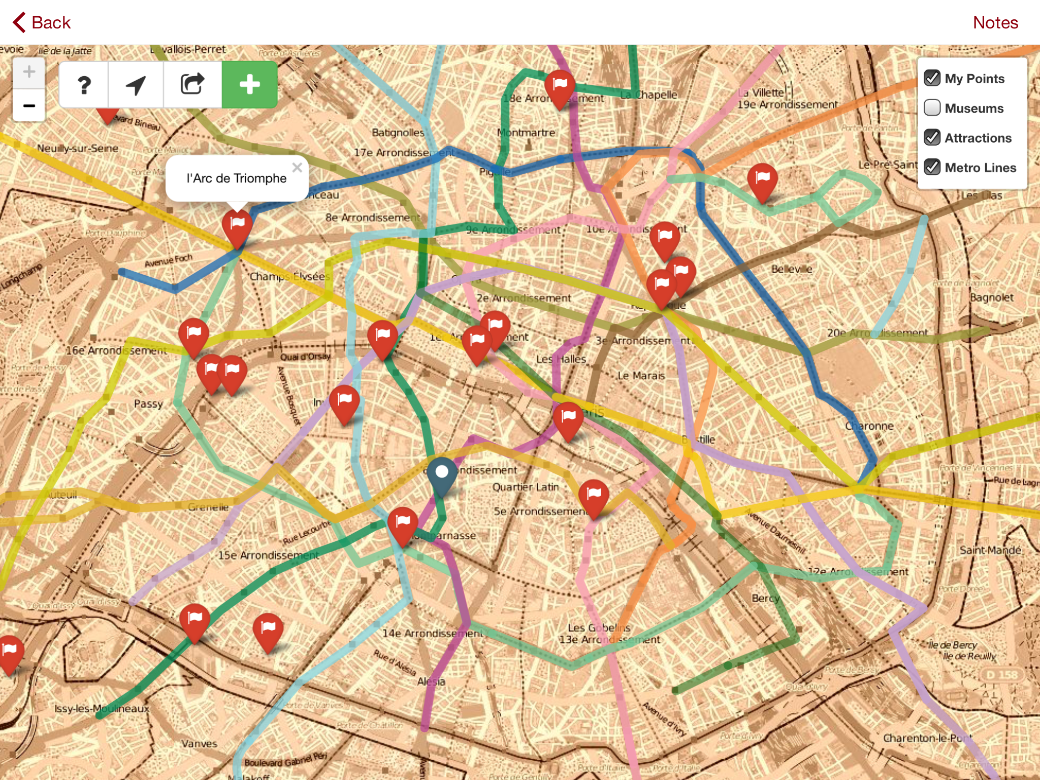 Metro Map Screenshot